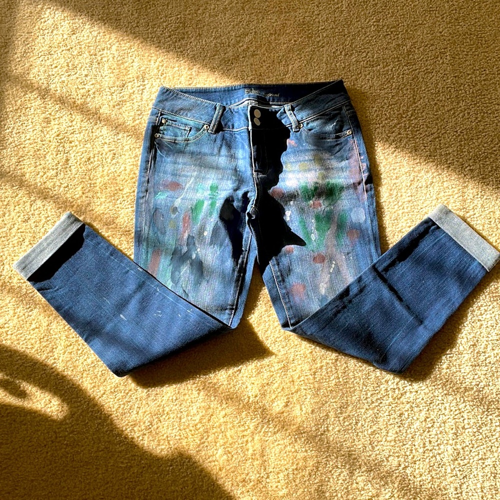 Paint Splattered NY&CO Jeans
